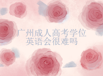 廣州成人高考學位英語
